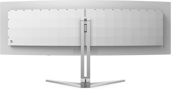 PHILIPS Evnia 49M2C8900L - 49 Inch DQHD OLED Curved Gaming Monitor, 144 Hertz, 0.03ms GtG, HDR400, Ambiglow, FreeSync Prem. Pro (5120x1440, HDMI 2.1, DisplayPort 1.4, USB-C, USB Hub) White