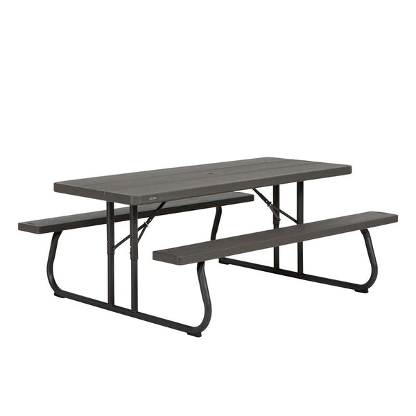 LIFETIME 60112 6 ft (1.83 m) Picnic Table (brown)
