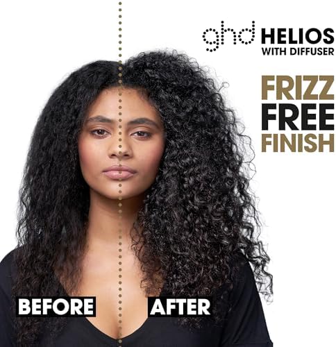 ghd Helios Professional Hair Dryer - Lightweight, Fast Styling, Ultimate Styling Control - for All Hair Types (UK Plug)