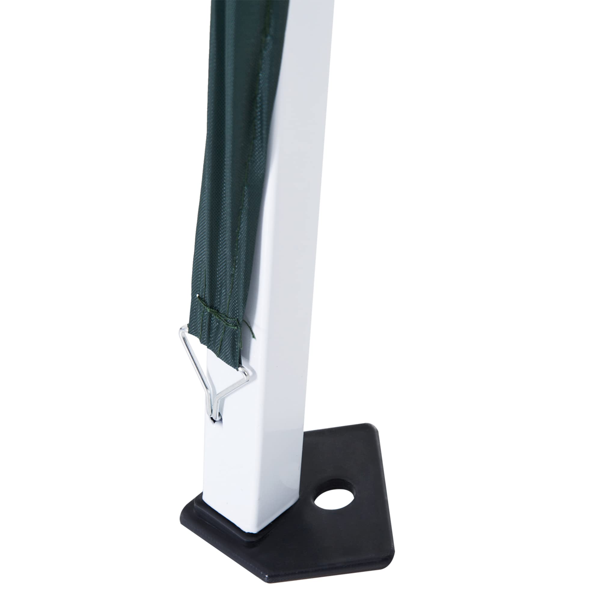 Outsunny 3 M x 3 M Base/ 2.5 M x 2.5 M Top Pop Up Gazebo, One Person Setup Instant with Carry Bag, Height Adjustable Slant Leg Party Tent Instant Event Shelter for Garden, Patio, Black