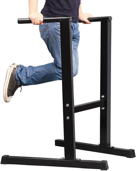 Yaheetech Dip Bars Dip Station Home Gym Pull Bar, Strength Training Dip Stand Freestanding Parallel Bar, Heavy Duty Fitness Equipment for Bicep Triceps Shoulder Exercise