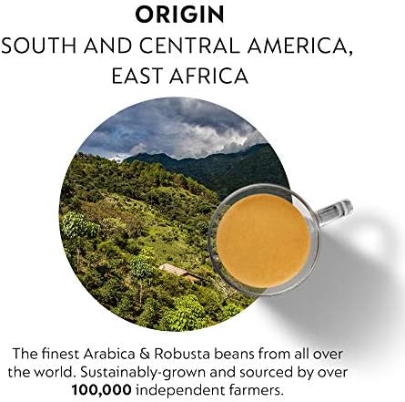 Nespresso Original Coffee Pods, 50 Mixed Pack - 10 Arpeggio, 10 Ristretto, 10 Capriccio, 10 Roma, 10 Livanto Capsules for Nespresso Machines. Make Espressos, Cappuccino and Macchiato. Recyclable Pods