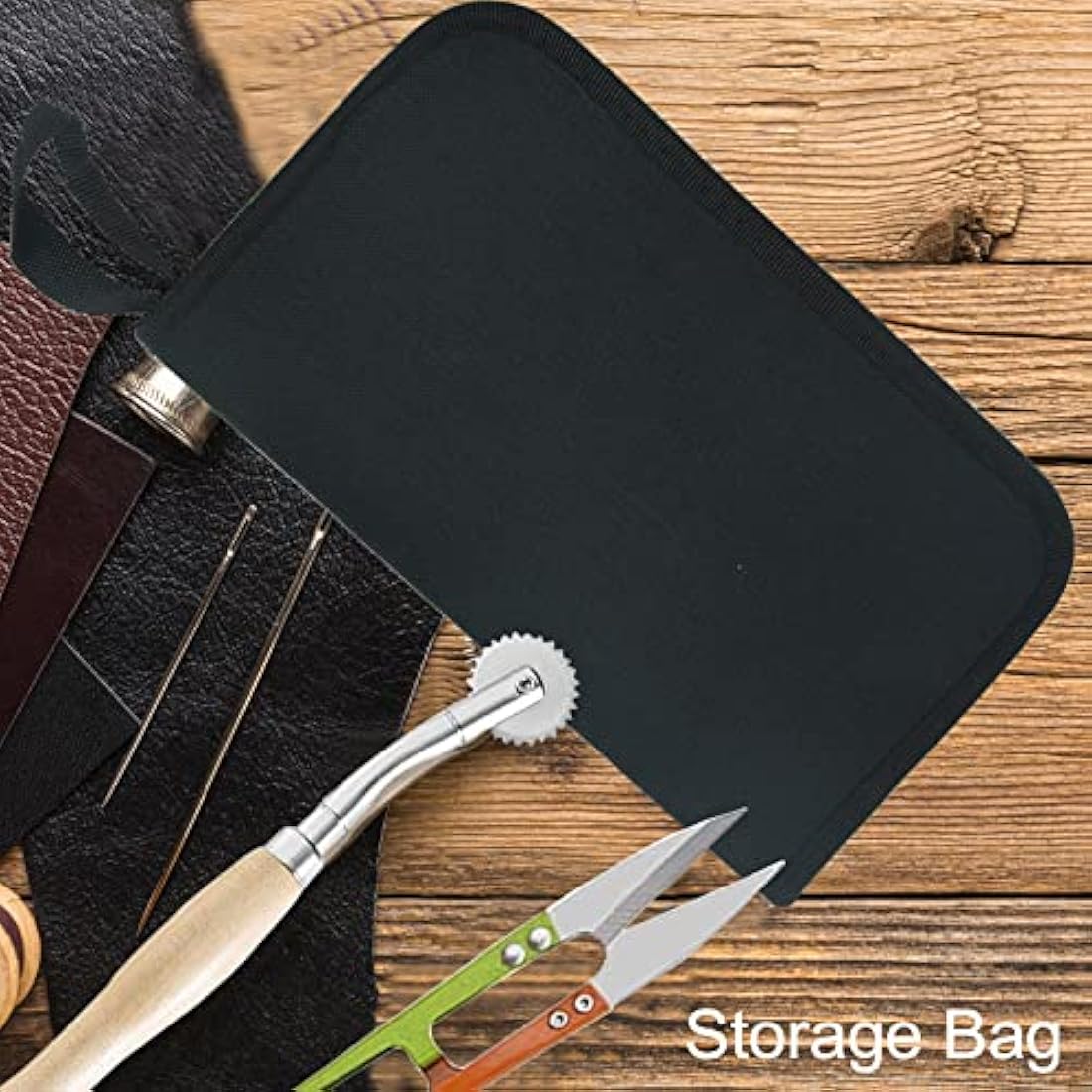 Leather Tools for Leather Working Professional,Leather Working Tools for Beginners,Leather Tools with Waxed Thread Stitching Groover Awl,Leather Sewing Kit and Leather Crafting Kit for Adults Gifts