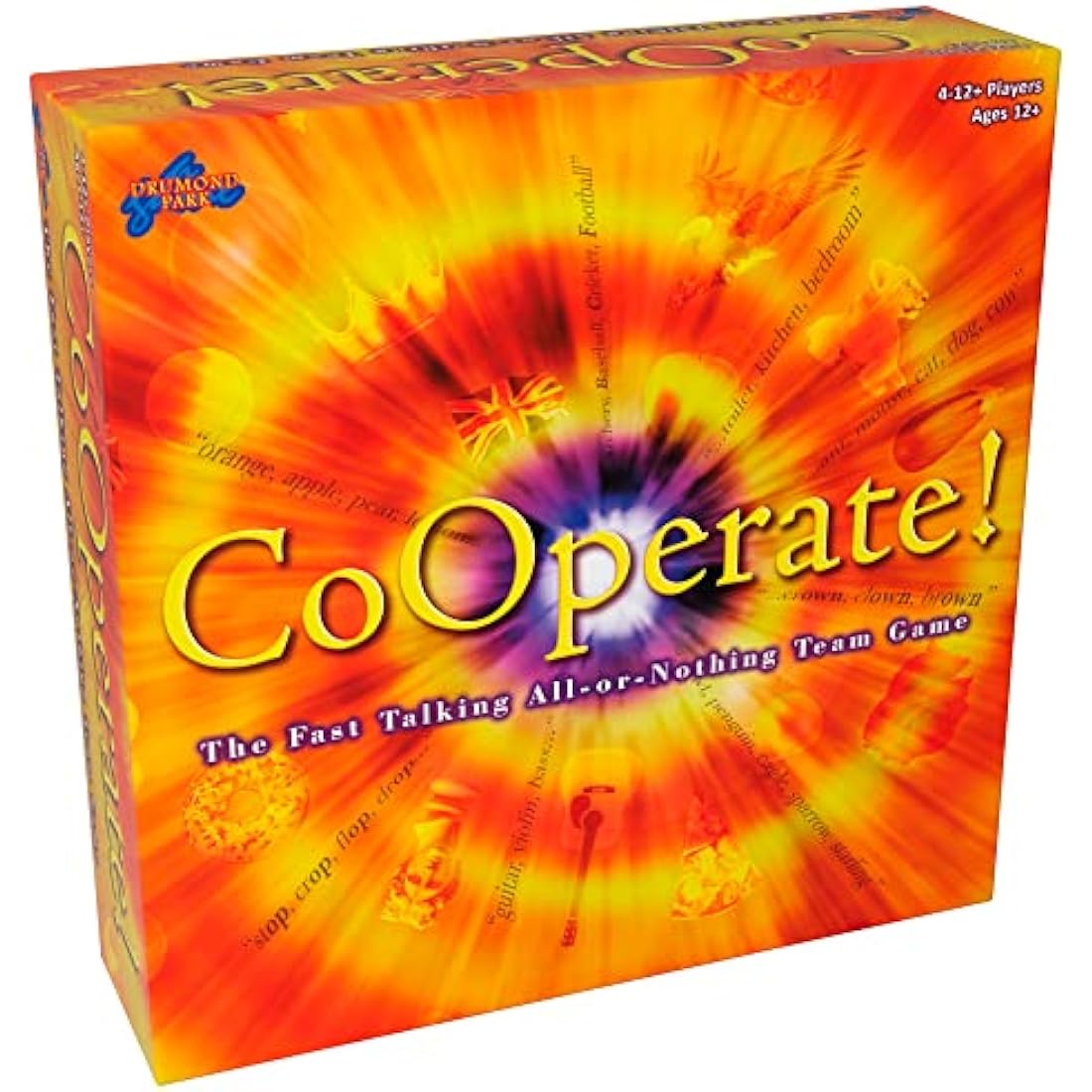 Drumond Park Co-operate, Board Games for Families and Teenagers, Fast Talking Board Game for Adults suitable From 12+ Years