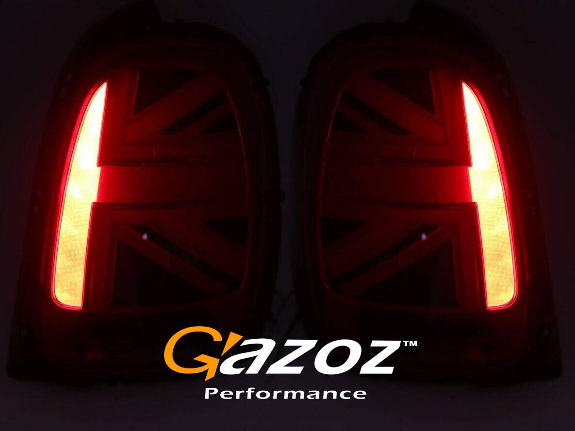 GAZOZ PERFORMANCE LED Tail Lights For 2014-2018 Cooper F56 UK UNION JACK LCI RED Lens