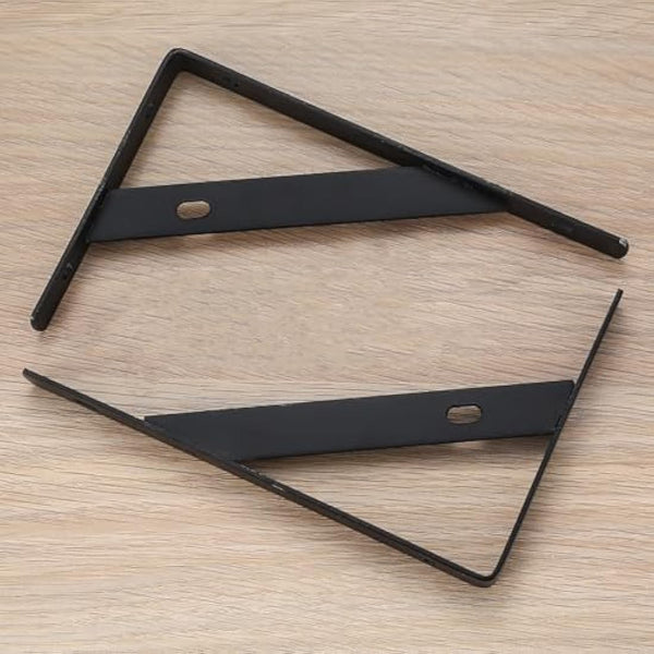 8 Pieces Shelf Brackets Heavy Duty, Wall Mounted Triangle Shelving Brackets, 90 Degree Right Angle Shelf Supporters Brace Brackets, for Living Room Bedroom (150x95 mm/6x3.7 inch)