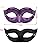 FEQO 48 Piece Masquerade Masks - Vintage Antique Couple Venetian Masks for Halloween Carnivals & Parties, 4 Colours