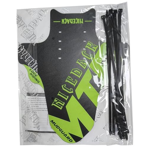 NICEDACK Mudguards Mountain Bike, 2 Pieces Mudguard Fit 20-29 Inch MTB Mudguard Front and Rear Compatible Bicycle Splash Guard