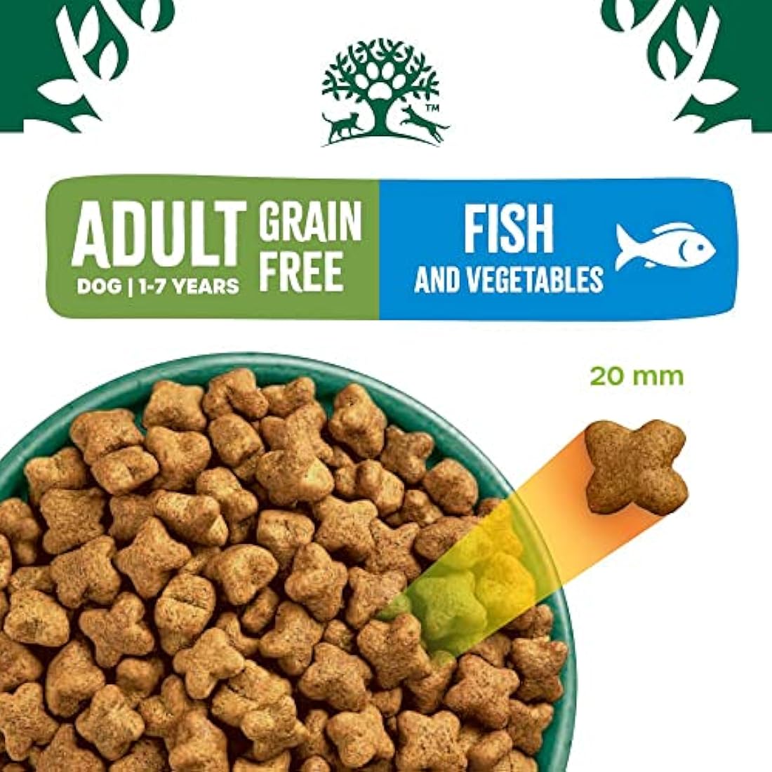 James Wellbeloved Grain Free Adult Fish and Vegetables 10 kg Bag, Hypoallergenic Dry Dog Food