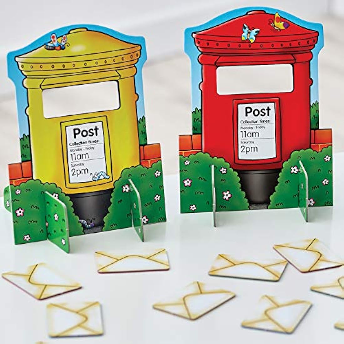 Orchard Toys Post Box Game, A Fun Posting and Matching Game for Learning Colours, Educational, Family Game Perfect for kids from Age 2+