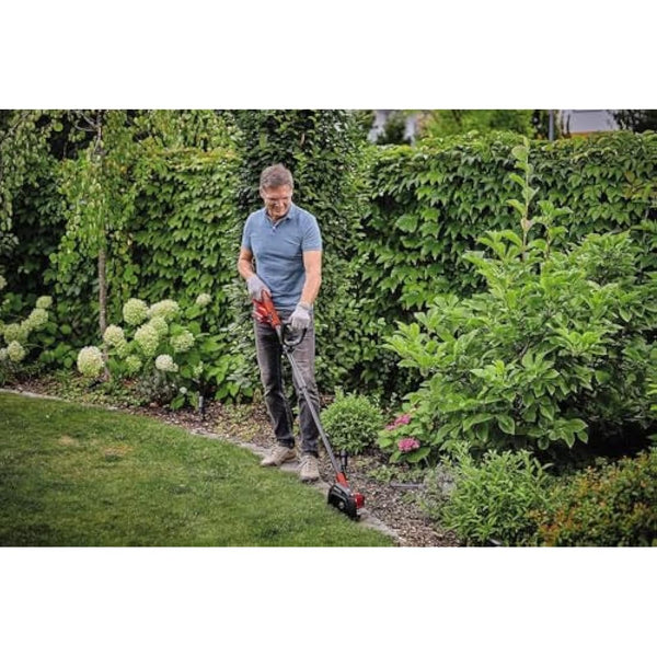 Einhell Power X-Change Cordless Lawn Edger - 18V, Lightweight Battery Grass Trimmer, 19cm Cutting Length, 3 Cutting Depths - GE-LE 18/190 Li Solo Electric Lawn Edging Tool (Battery Not Included)