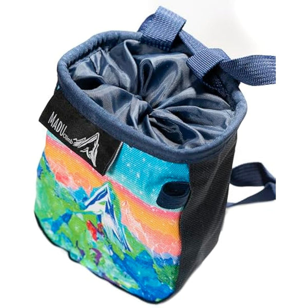 Madu Climb - Rock Climbing Chalk Bag Water Colour Artwork