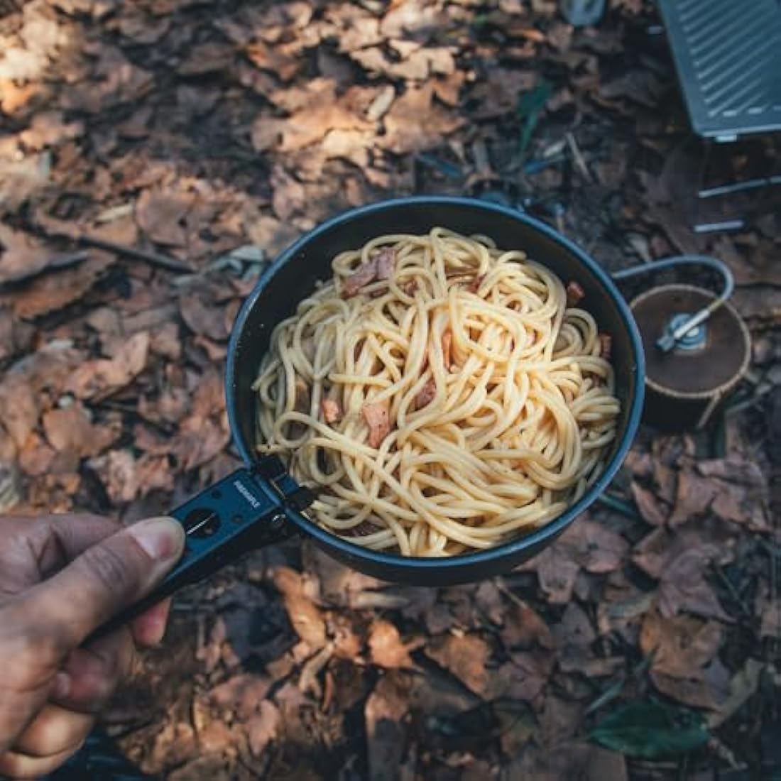 Fire-Maple Frost Ultralight Camping Cookware Set Compact Aluminum Cooking Kit with Nonstick Pot Frypan Plate and Gripper Camping Utensils for 1-2 people Hiking Trekking Fishing