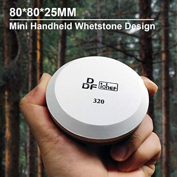 DDF IohEF Axe/Hatchet Sharpening Stone 180/320 Grit, Professional Garden Tool/Lawnmower Blade Sharpener, Axe Sharpener with Portable Bag, for Garden Tools, Chisels, Axes, Secateurs, Pruner etc