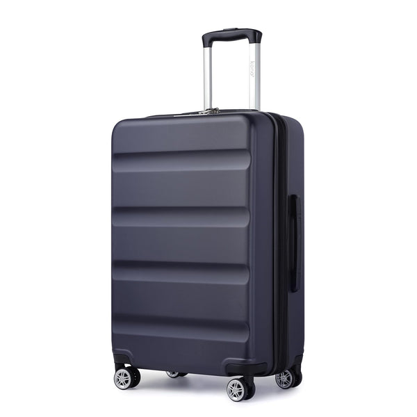 Kono Lightweight 28" Large Suitcase | Hard Shell with TSA Lock | 4 Dual Spinner Wheels | Expandable Design for Easy Travel | Perfect for Business & Vacation (Cream White,75x47.5x29.5cm)