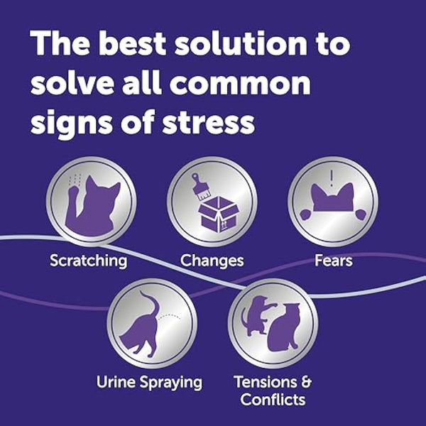 FELIWAY Optimum 30 Day Cat Calming Odourless Plug In Pheromone Diffuser Starter Kit, 48ml - Helps Solve Signs of Stress in Cats & Kittens, Veterinary Recommended, Drug-free, Clinically Proven