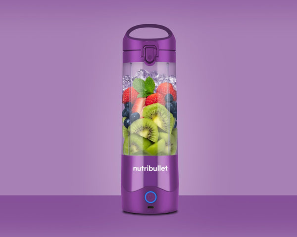 nutribullet Portable Blender in Navy - Powerful Extractor Blade, 475ml Cup, To-Go Lid, USB-C Charging Cable & User Guide - Delivers 15+ Blending Cycles - Healthy Shakes On The Move