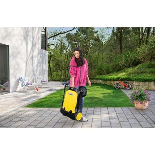 Kärcher 1.766-320.0, Kächer S 4 Mechanical Sweeper, Black, Yellow
