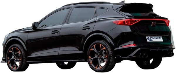 Oneway Rear Side Diffusors compatible with Cupra Formentor 2020-2024 & Facelift 2024- - Version 2 - Gloss black