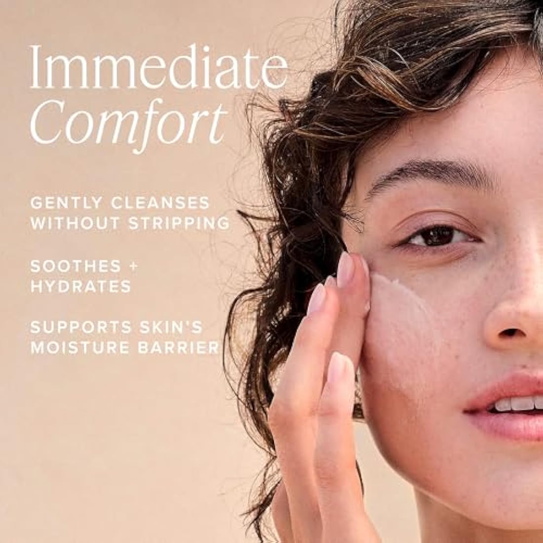 Farmacy Gentle Creamy Face Cleanser - Hydrating Facial Cleanser to Nourish + Help Remove Makeup + Impurities - Enriched with Aloe + Moringa Oil to Soothe, Purify + Refresh Skin - 150ml