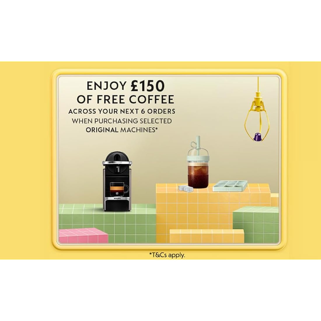 Nespresso Pixie Coffee Pod Machine by Krups, Compact Espresso Maker for Original Pods, 19-Bar High Pressure, Fast Heat-Up, Energy Saving, Auto Shut-Off, Recyclable Pods in Dark Green XN3063G0