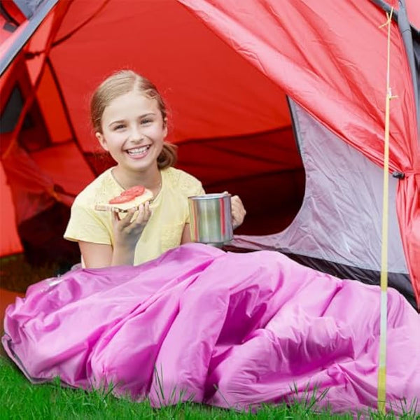 Agemore Ultra-light Warm Weather Rectangular Sleeping Bag, 75" L x 30" W, Lightweight Envelope sleeping bag for Outdoor Camping, Backpacking & Hiking - Fit for Kids, Teens and Adults