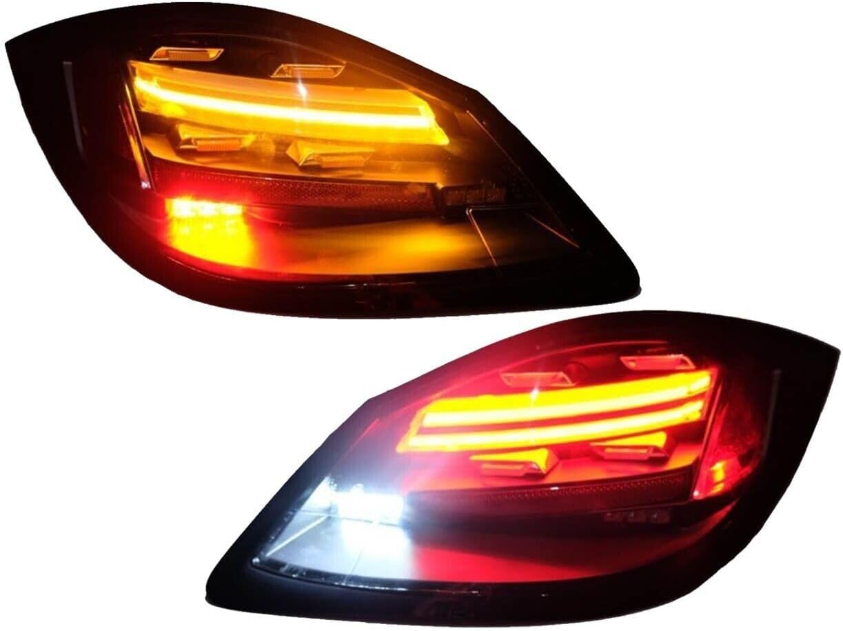 GAZOZ PERFORMANCE LED Tail Lights Sequential Turn Signals Red Bar compatible with 09-13 Boxster 987.2