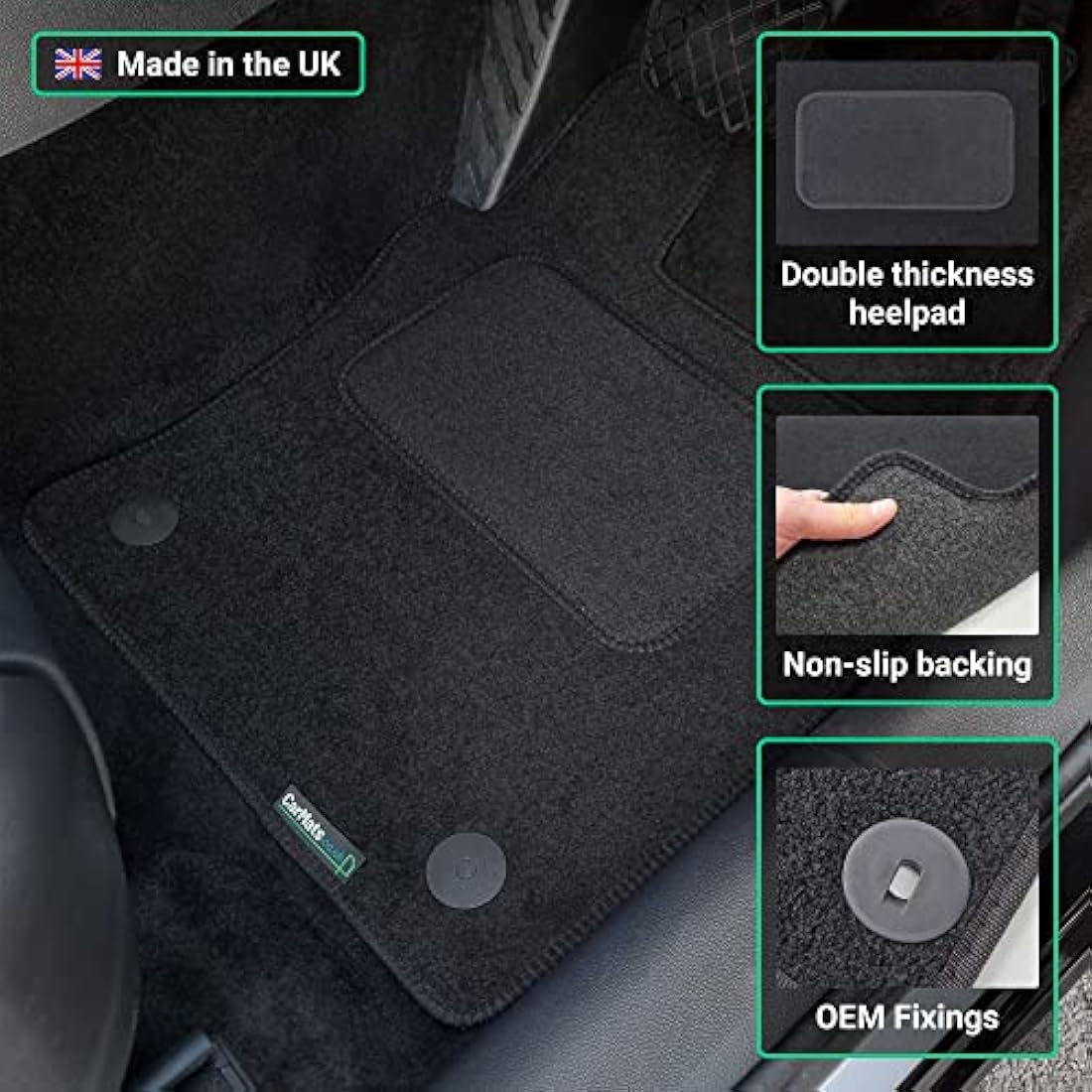Hyundai Tucson Hybrid 2021 to Present Carpet Car Mats