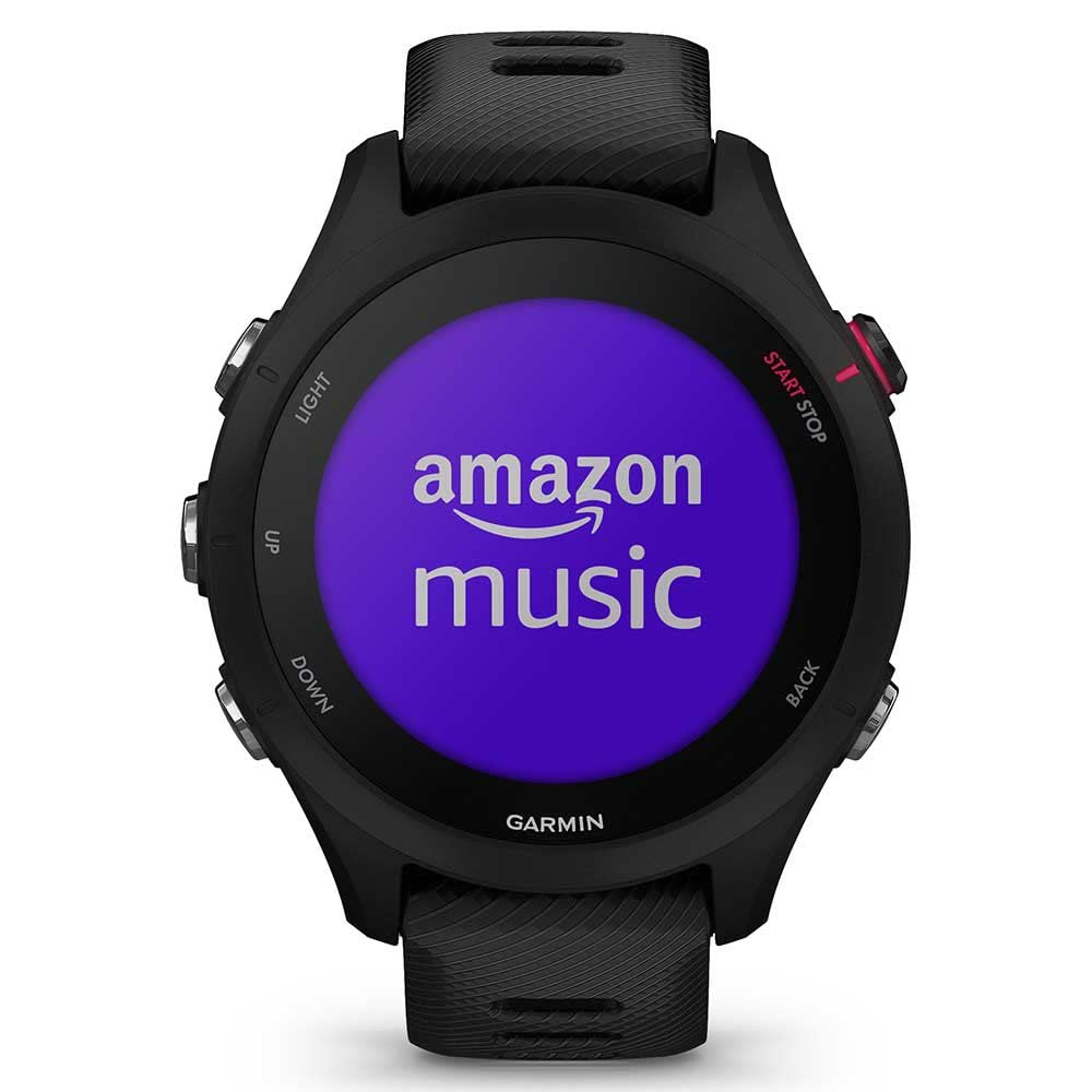 Garmin Forerunner 255 Music GPS 46mm Running Smartwatch, Lightweight, Music Storage, Advanced Training & Insights, Safety & Tracking Features, up to 14 days Battery Life, Whitestone