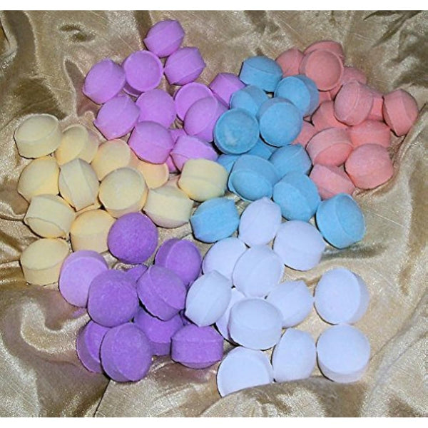 60 x mini bath bomb marbles, assorted fragrances