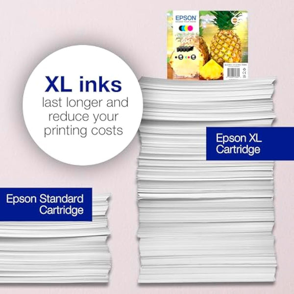 Epson 604 Pineapple, Genuine Multipack, 4-colours Ink Cartridges