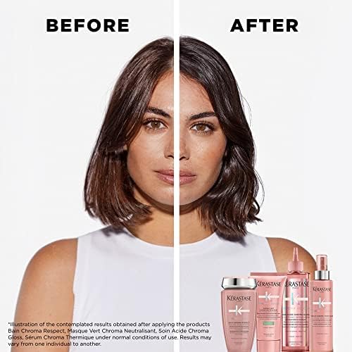 Kérastase Chroma Absolu, Anti-Porosity Deep-Filling Hair Mask, For Colour Treated Hair, With Lactic Acid, Masque Chroma Filler, 200ml