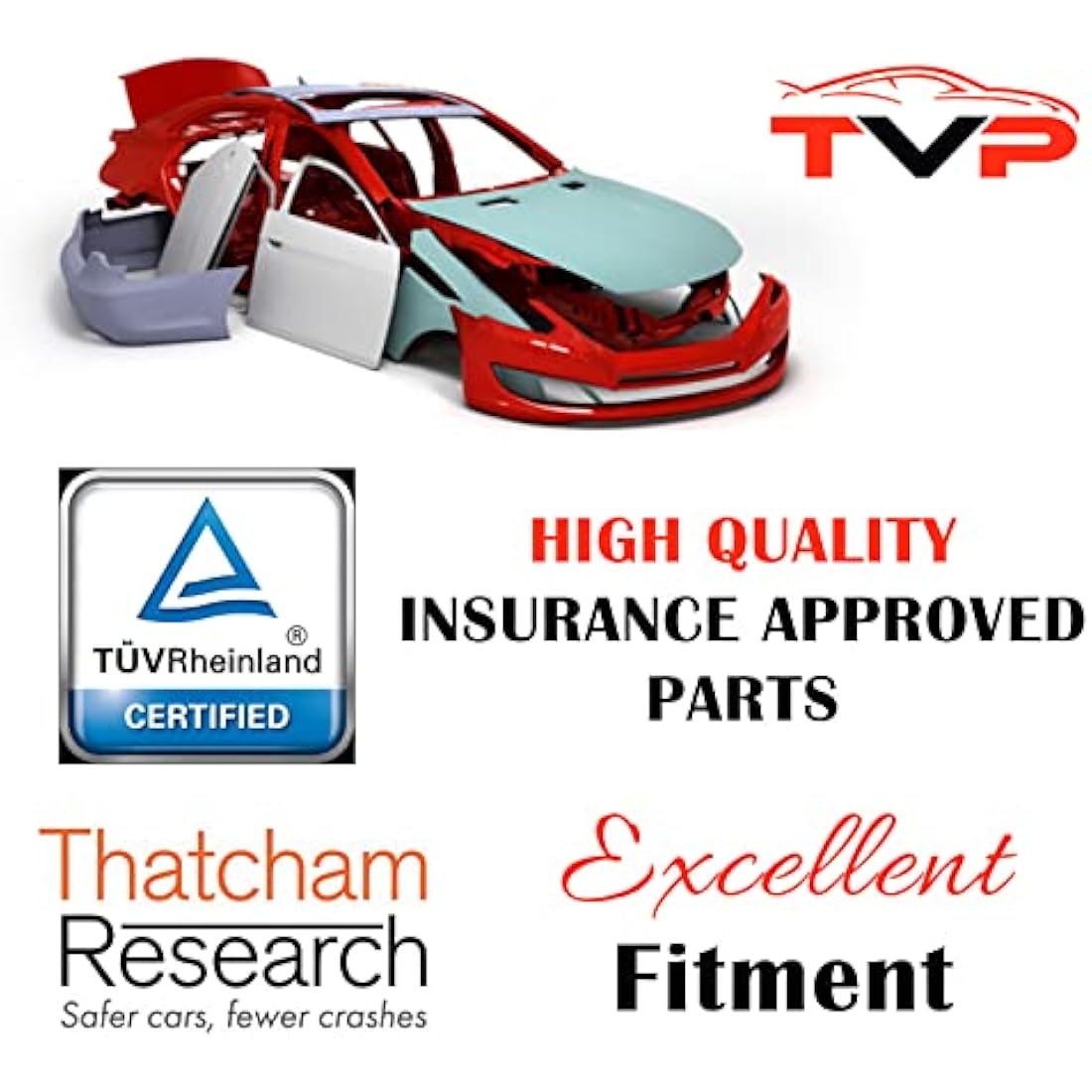 Trade Vehicle Parts CT1293C Front Bumper End Corner No Fog Hole & Wheel Extension Left