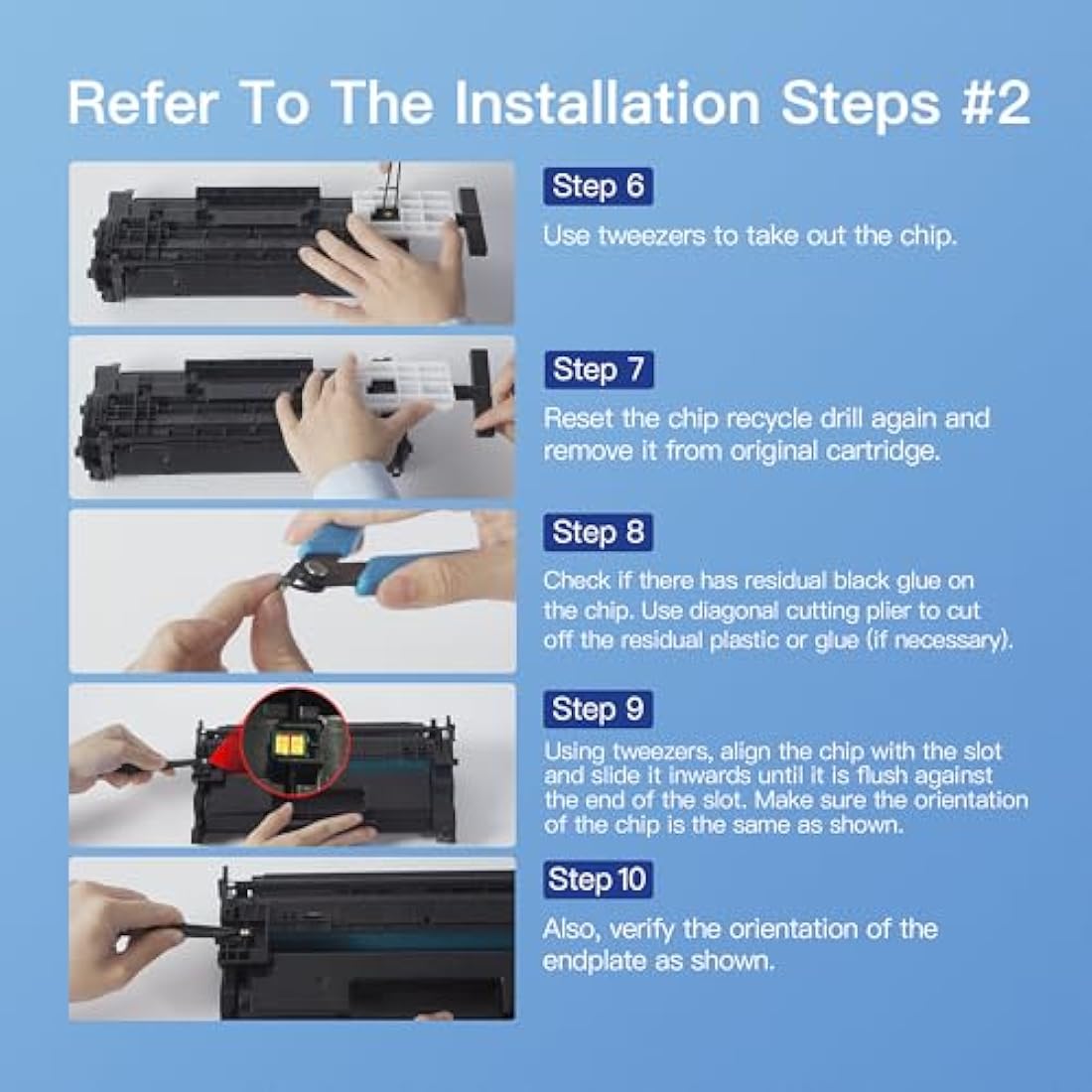 GPC Image(With Chip 59A CF259A Black Toner Compatibel for HP 59X CF259X for Laserjet Pro MFP M428fdw M428dw M428fdn M428 Laserjet Pro M404dn M404dw M404 M404n M304a M304