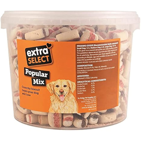 Extra Select Popular Mix Dog Treat Biscuits, 3 Litre