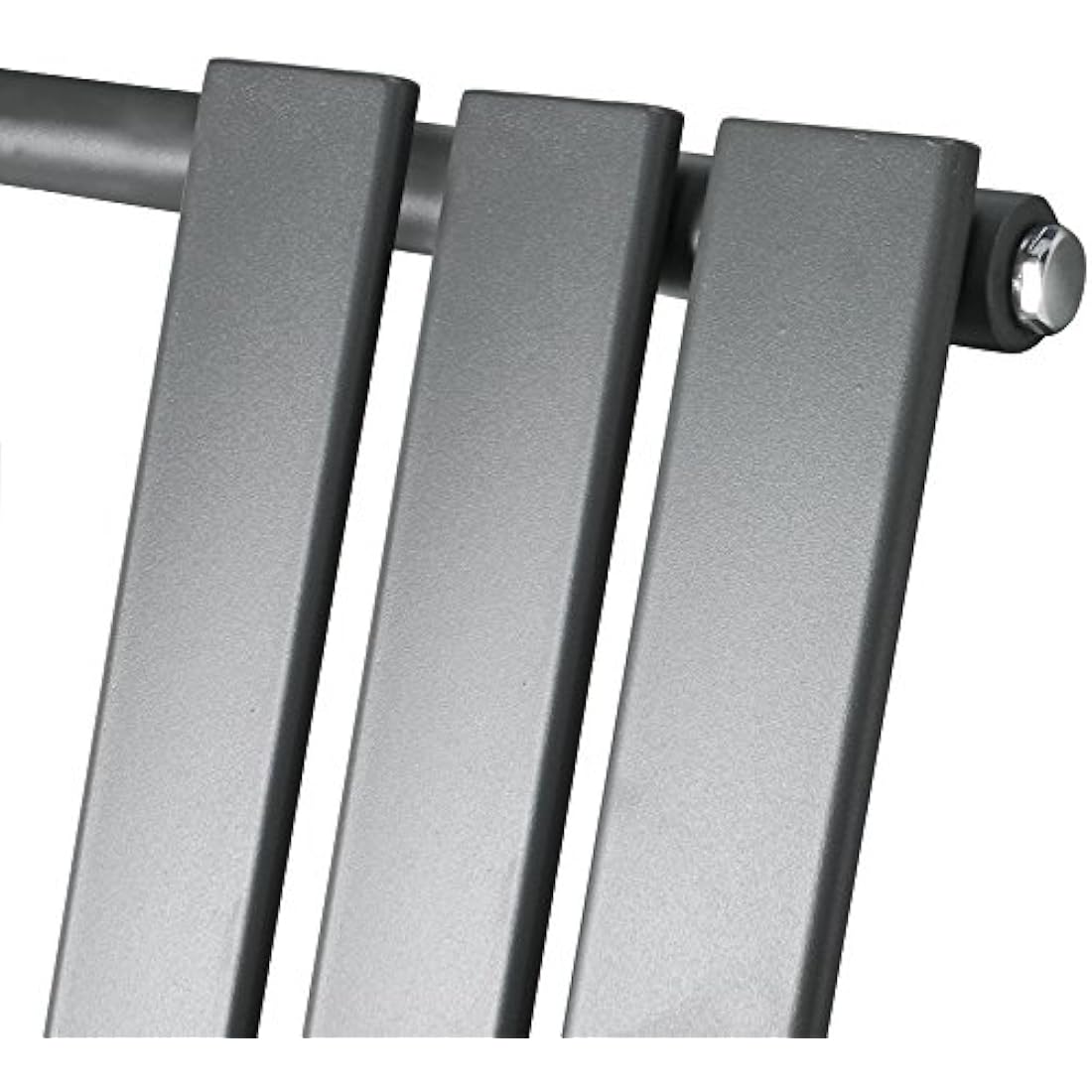 NRG 650x400 Flat Panel Heated Towel Rail Bathroom Rad Radiator Anthracite