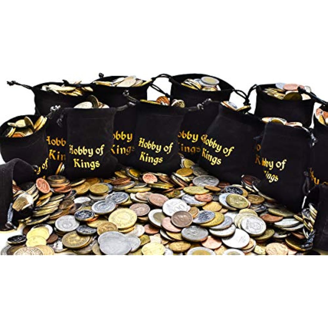 100 Different Coins From Many Countries Around The World Including A Coin Bag, Small Purse!