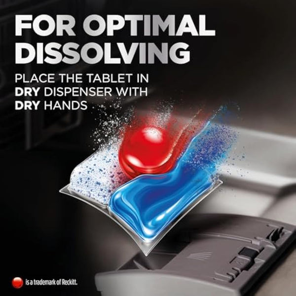 Finish Dishwasher Tablet, Ultimate Infinity Shine, 80 Tablets, Fresh Scent, Clean and Shine Detergent Tabs, Tough on Grease Stains, Effective for Short Eco Cycle