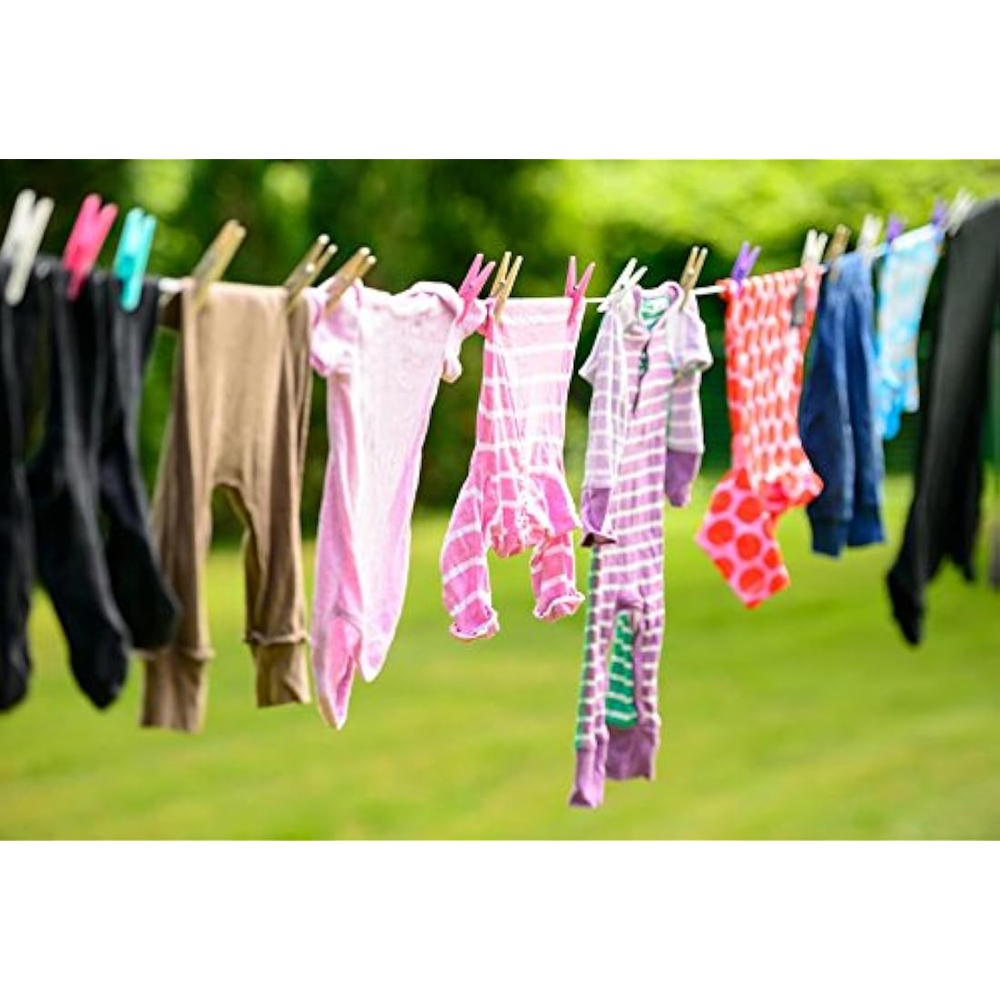 Addis Replacement Outdoor Clothes Washing Plastic PVC Line, 60 metres, Grey