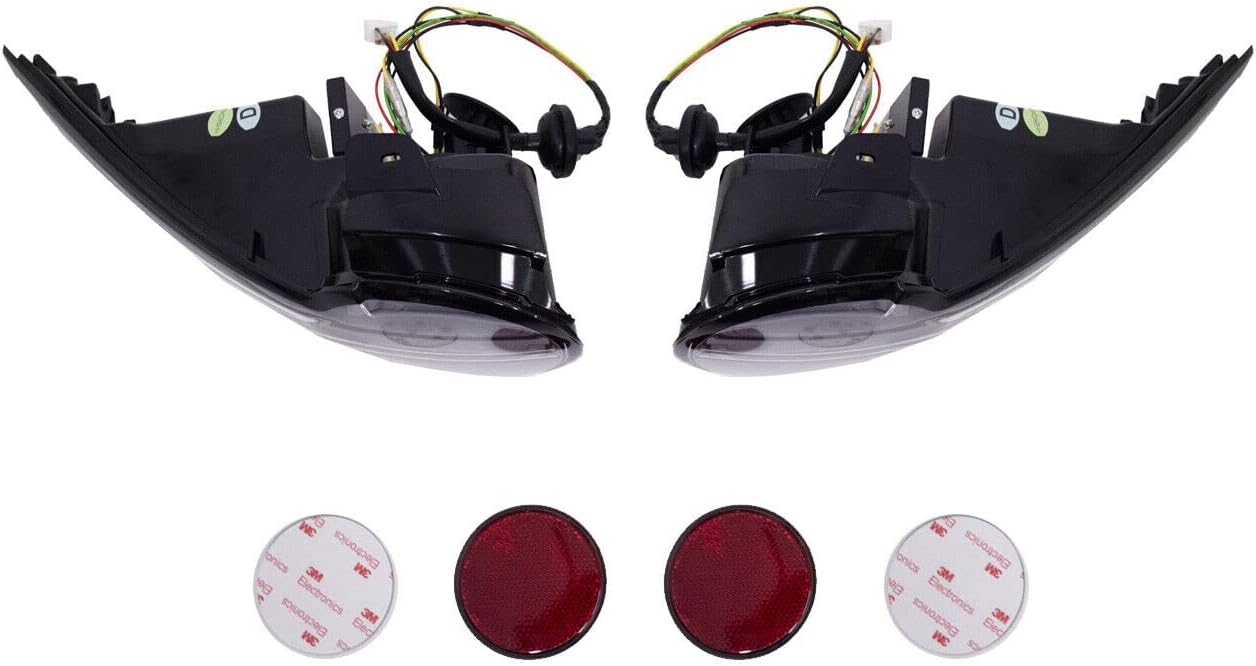 Exterior Accessories - Black Smoked Full LED Tail Lights with Sequential Indicator Compatible with Miata MX5 MX-5 ND 2015-2024