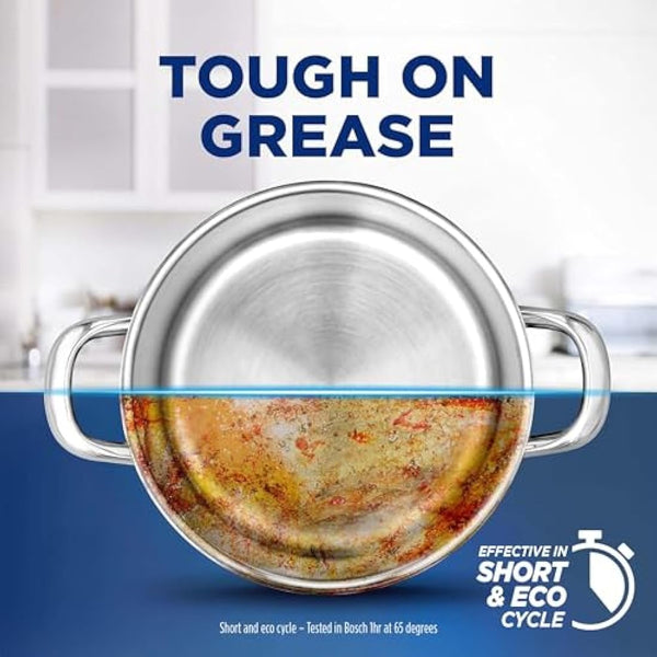 Finish Dishwasher Tablet, Quantum Infinity Shine, 100 Tablets, Original Fresh Scent, Powerful Clean & Shine Detergent Tabs, Tough on Grease Stains