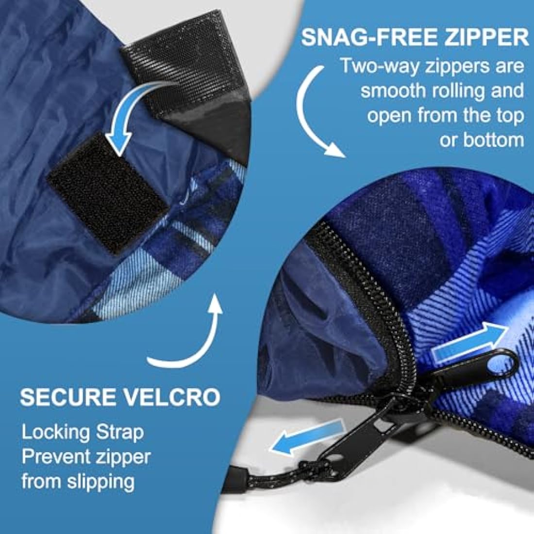 ETGLCOZY Double Sleeping Bag for Adults Camping, XL Queen Size 2 Person Cotton Flannel Sleeping Bags for All Season Hiking Backpacking, Lightweight Waterproof for Cold Weather & Warm