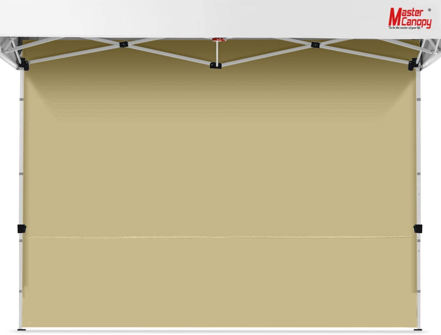 MASTERCANOPY Instant Gazebo Sidewall Panels Sunwall for 3x3M Pop Up Gazebo,1 Piece,Black