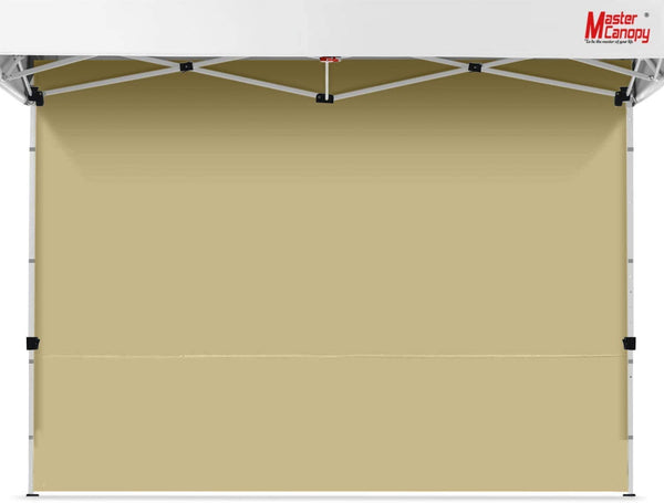 MASTERCANOPY Instant Gazebo Sidewall Panels Sunwall for 3x3M Pop Up Gazebo,1 Piece,Black