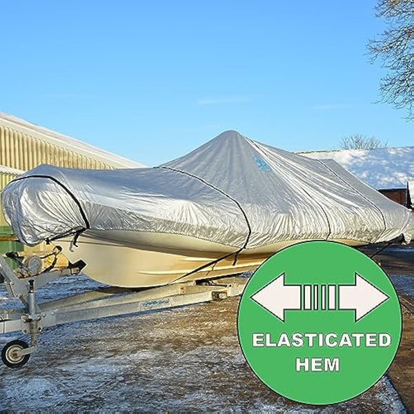 Ducksback 20-22 ft heavy duty waterproof boat cover RIB/Sport/trailer