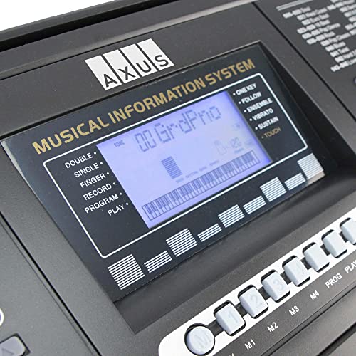 Axus AXD55 88 Key Digital Piano Keyboard with Touch Sensitive Keys, Sustain Pedal and High-Level Features and Functions.