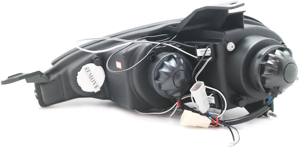 GAZOZ PERFORMANCE Projector Headlights For 2001-2005 MX-5 w/LED Halo-Black/Chrome