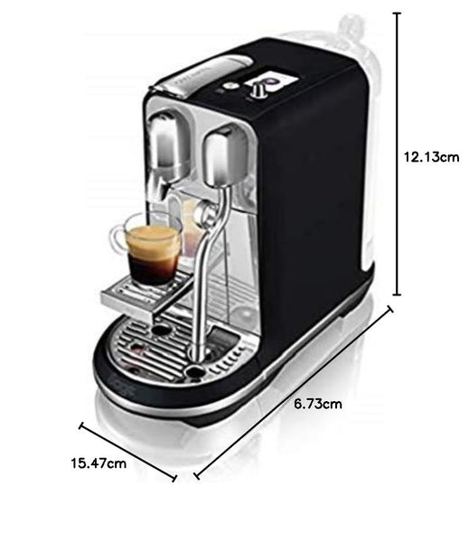Nespresso Creatista Plus Automatic Pod Coffee Machine with Milk Frother Wand for Espresso, Cappuccino and Flat White by Sage in Brushed Stainless Steel