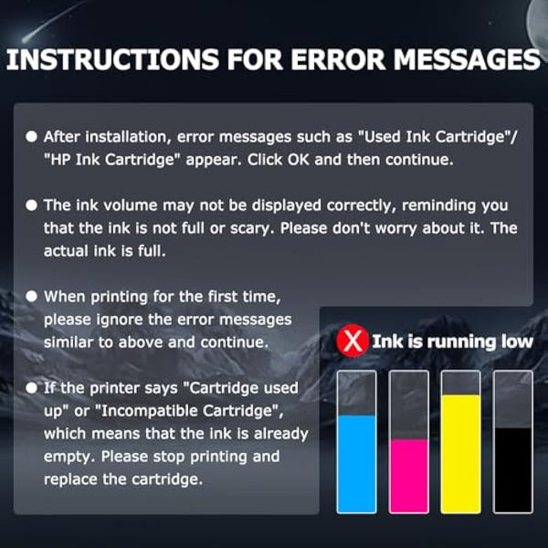 DOUBLE D 913A Ink Cartridges,Not Affected by Upgrade,for HP 913 913A Ink Compatible with HP PageWide MFP 377dw 352dw PageWide Pro 477dw 452dw p57750dw 452dn 552dw 577dw 577z,4 Pack (BK/C/Y/M)