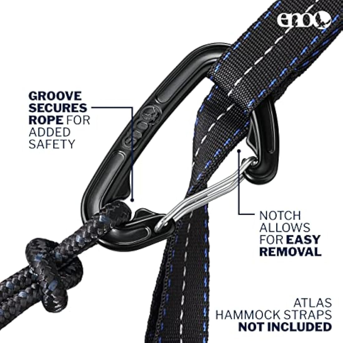 ENO, Eagles Nest Outfitters DoubleNest Print Lightweight Camping Hammock, 1 to 2 Person, Retro/Emerald